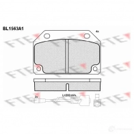 Тормозные колодки, комплект FTE 20 573 20590 604611 bl1563a1