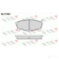 Тормозные колодки, комплект FTE 604731 23 783 bl1710a1 98XFG