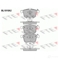 Тормозные колодки дисковые, комплект FTE BL1818A2 23404 604885 2022 4
