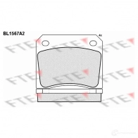 Тормозные колодки, комплект FTE 20370 bl1567a2 200 07 604613