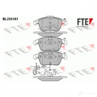 Тормозные колодки дисковые, комплект FTE Audi A4 (B8) 4 Седан 24 705 24706 BL2551A1