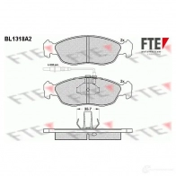 Тормозные колодки дисковые, комплект FTE Peugeot 306 1 (7A, 7C, N3, N5) Хэтчбек 1.9 D 92 л.с. 1993 – 1997 BL1318A2 2 1430 21431