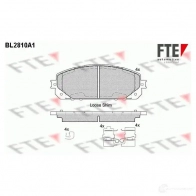 Тормозные колодки дисковые, комплект FTE Jeep Cherokee (KL) 5 Внедорожник 2.4 177 л.с. 2013 – 2025 BL2810A1 D1709-8932 22 070