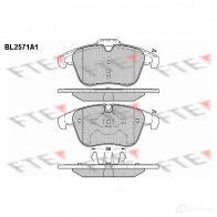 Тормозные колодки дисковые, комплект FTE 2408 4 Citroen C5 3 (RW, PF3) Универсал 1.6 VTI 120 120 л.с. 2010 – 2025 24332 BL2571A1