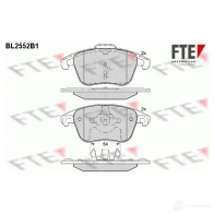Тормозные колодки дисковые, комплект FTE 605724 2455 7 BL2552B1 24558