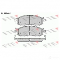 Тормозные колодки дисковые, комплект FTE 23971 2397 0 605027 BL1924A2