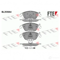 Тормозные колодки дисковые, комплект FTE Mercedes E-Class (S212) 4 Универсал 3.5 E 350 (2156) 272 л.с. 2009 – 2024 24209 BL2030A4 2420 8