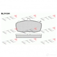Тормозные колодки дисковые, комплект FTE BL2112A1 2090 4 D1603-8817 605234