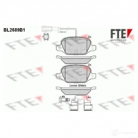 Тормозные колодки дисковые, комплект FTE BL2689B1 25637 2351 7 Fiat Linea