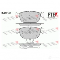 Тормозные колодки дисковые, комплект FTE BL2631A1 250 69 25070 605811