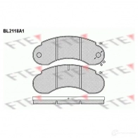 Тормозные колодки, комплект FTE 2093 2 605241 bl2118a1 20933