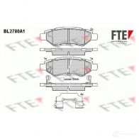 Тормозные колодки дисковые, комплект FTE 2454 6 24547 605977 BL2780A1