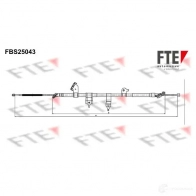 Трос ручника FTE 609613 FBS25043 4028569765402 IT8 MB7