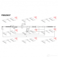 Трос ручника FTE 4028569765341 L Y5MK Toyota RAV4 FBS25037