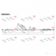 Трос ручника FTE 4028569744117 YV O04CD FBS25031 609601