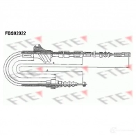 Трос ручника FTE 608944 FBS02022 3F QFV 4028569000237