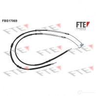 Трос ручника FTE FBS17069 4028569486307 XIH 7W7 Opel Corsa (D) 4 Хэтчбек 1.2 LPG (L08. L68) 83 л.с. 2011 – 2014