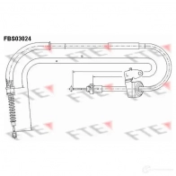 Трос ручника FTE Z0QHX ZY Mini Cooper 4028569460321 FBS03024