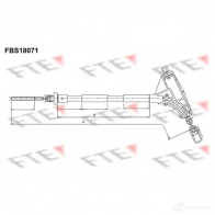 Трос ручника FTE 6SO B4 Peugeot 406 1 (8E, 8F) Универсал 2.0 HDI 90 90 л.с. 1999 – 2004 4028569715100 FBS18071