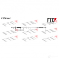 Трос ручника FTE FBS09082 J3X VY Fiat Panda 4028569715018