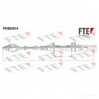 Трос сцепления FTE 609640 N4 WP9Y fks02014 4028569002774