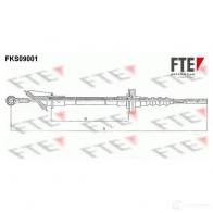Трос сцепления FTE fks09001 609670 G0 Q7I 4028569003078