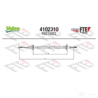 Трос сцепления FTE 1437426642 4102310 YVX 3OJ