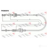 Трос сцепления FTE Toyota 4028569493657 fks05019 HGAC SDQ