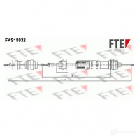 Трос сцепления FTE 4028569464862 L 2YZI Peugeot 306 fks18032