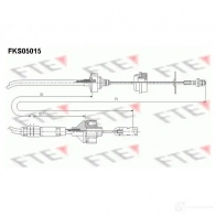 Трос сцепления FTE fks05015 4028569457963 609659 F9 D08P