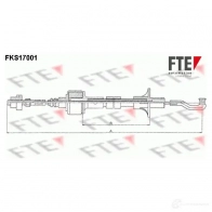 Трос сцепления FTE 4028569003467 609695 fks17001 J BDREAO