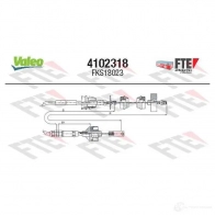 Трос сцепления FTE 4102318 1YN CBQV 1437425273