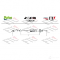 Трос сцепления FTE 4103018 V NKT78 Peugeot 206 1 (2X) 1998 – 2010