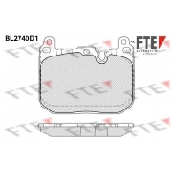 Тормозные колодки дисковые, комплект FTE 1439895834 ZK7Y I BL2740D1