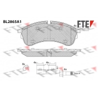 Тормозные колодки дисковые, комплект FTE Volkswagen Crafter (SZ) 2 Грузовик 2.0 TDI 4motion 177 л.с. 2017 – 2025 8M RMH BL2865A1