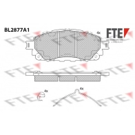 Тормозные колодки дисковые, комплект FTE Toyota Hilux (AN120, 30) 8 2015 – 2020 BL2877A1 I5I RLU