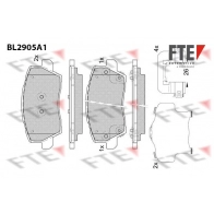 Тормозные колодки дисковые, комплект FTE BL2905A1 Kia Picanto (JA) 3 Хэтчбек 1.0 T GDi 100 л.с. 2017 – 2025 KI MNCG