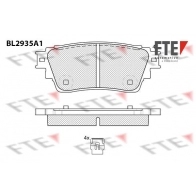 Тормозные колодки дисковые, комплект FTE Mitsubishi Eclipse Cross 1 (GK, YA) Кроссовер 1.5 T Mivec 4WD 163 л.с. 2017 – 2024 BL2935A1 LNLC8 B