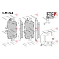 Тормозные колодки дисковые, комплект FTE SDPE 0R Bmw 3 (G21) 7 Универсал 320 i 184 л.с. 2019 – 2025 BL2936A1