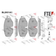 Тормозные колодки дисковые, комплект FTE 1439895935 BL2951A1 JYH MJZ