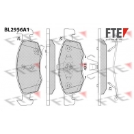 Тормозные колодки дисковые, комплект FTE BL2956A1 1439895940 598S4H X
