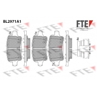 Тормозные колодки дисковые, комплект FTE BL2971A1 Opel Astra (K) 5 Универсал 1.4 Turbo (35) 100 л.с. 2015 – 2024 8I LM8O6