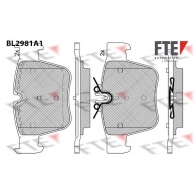 Тормозные колодки дисковые, комплект FTE UM8 YR BL2981A1 Mercedes GLC (C253) 1 Купе 200 EQ Boost (253.380) 197 л.с. 2019 – 2025