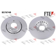 Тормозной диск FTE 1440289620 BS7874B C80 J5G