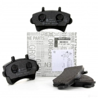 Оригинальные передние тормозные колодки MASTER II RENAULT 7701207339 21617948 PLAA Q - Изображение 1