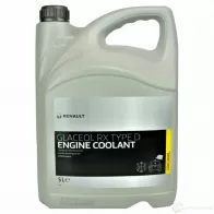 Оригинальный антифриз зеленый RX Type D - 5 л RENAULT HJ 6N0ZG 1436949635 7711428130