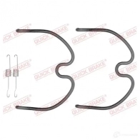 Ремкомплект тормозных накладок QUICK BRAKE 1437696813 1050872 BEY4SR U - Изображение 8