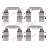 Ремкомплект колодок QUICK BRAKE 1437701136 PEQW DA 1091782