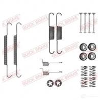 Ремкомплект колодок ручника QUICK BRAKE 1050037 1437696996 5ZN4 WO2
