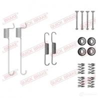 Ремкомплект колодок ручника QUICK BRAKE 53V MBI 1437697477 1050848 - Изображение 5